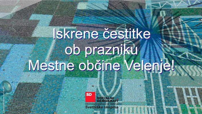 Iskrene čestitke ob prazniku Mestne občine Velenje!​