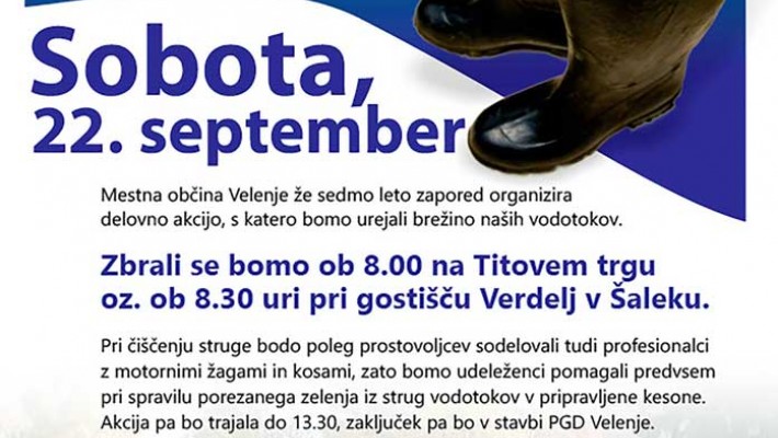 Čistilni akciji Mestne občine Velenje se bomo pridružili tudi Socialni demokrati Velenje