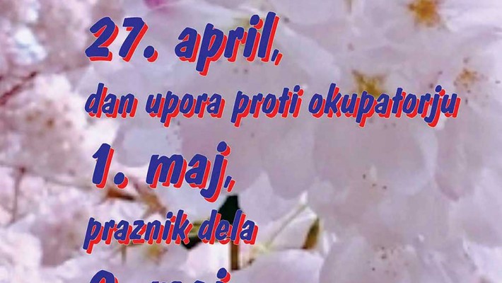 Praznujmo ponosno! Čestitke ob prihajajočih praznikih ...