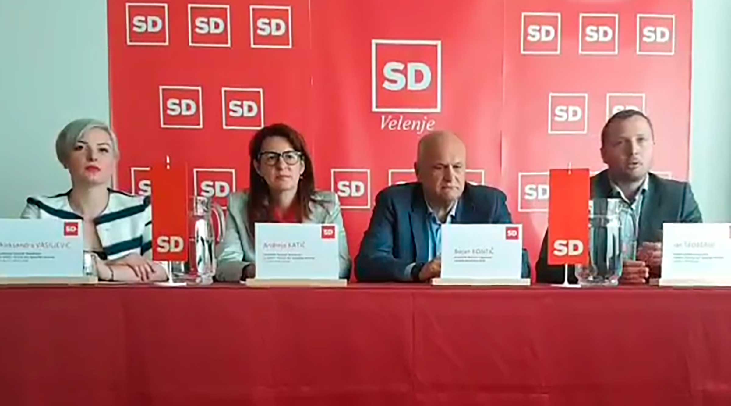 Kandidati Socialnih demokratov za poslance so Andreja Katič, Jan Škoberne in Aleksandra Vasiljević