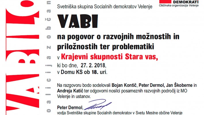 Koalicija z občani - KS Stara vas