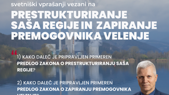 SVETNIŠKI VPRAŠANJI VEZANI NA dvA zakoNA, ki bosta zarezala v naše okolje