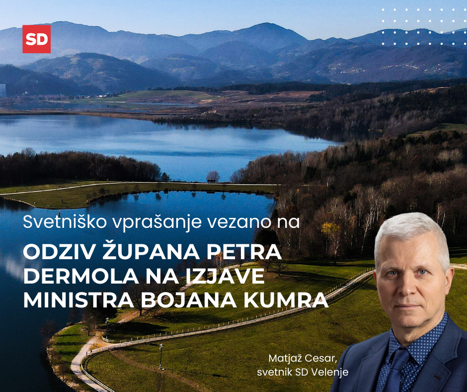 SVETNIŠKO VPRAŠANJE VEZANO NA ODZIV ŽUPANA PETRA DERMOLA NA IZJAVE MINISTRA BOJANA KUMRA