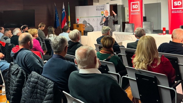OBISK PREDSEDNIKA SOCIALNIH DEMOKRATOV MATJAŽA HANA V VELENJU