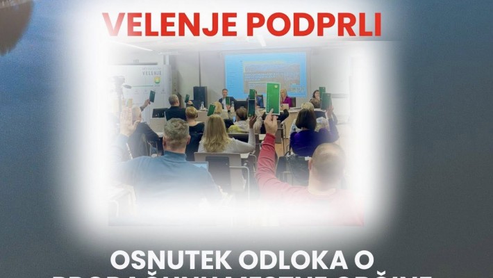 SVETNICE IN SVETNIKI SD VELENJE PODPRLI PRORAČUN ZA LETO 2026 V MESTNI OBČINI VELENJE