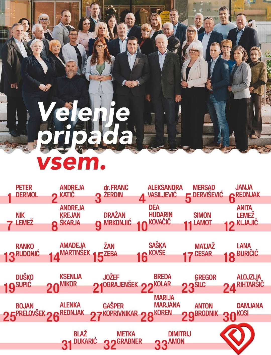 SOCIALNI DEMOKRATI PREDSTAVILI SVOJO LISTO KANDIDATOV ZA OBČINSKI SVET MESTNE OBČINE VELENJE 